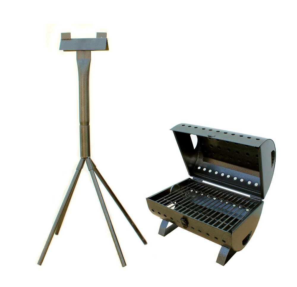 Asador Ángel portátil/sobre mesa de doble parrilla