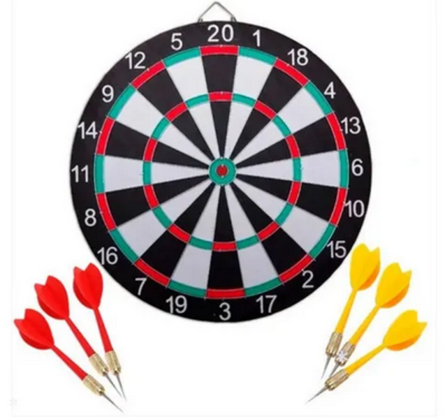 Juego Tablero Con Dardos Y Tiro Al Blanco De Gran Calidad