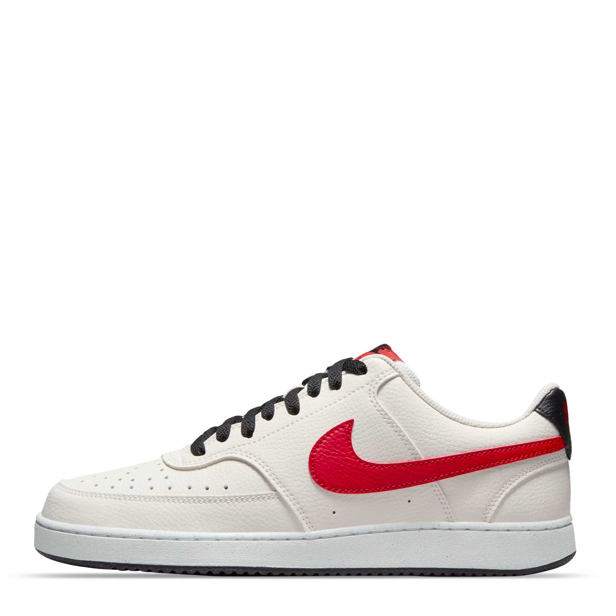 Tenis Nike Court Vision Low Beige Rojo Hombre DH2987-102