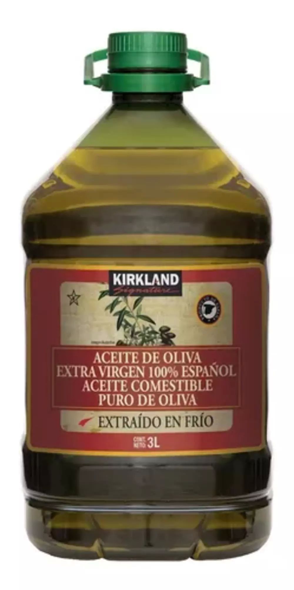 Aceite Puro De Oliva Extra Virgen Español 3 Lt Kirkland