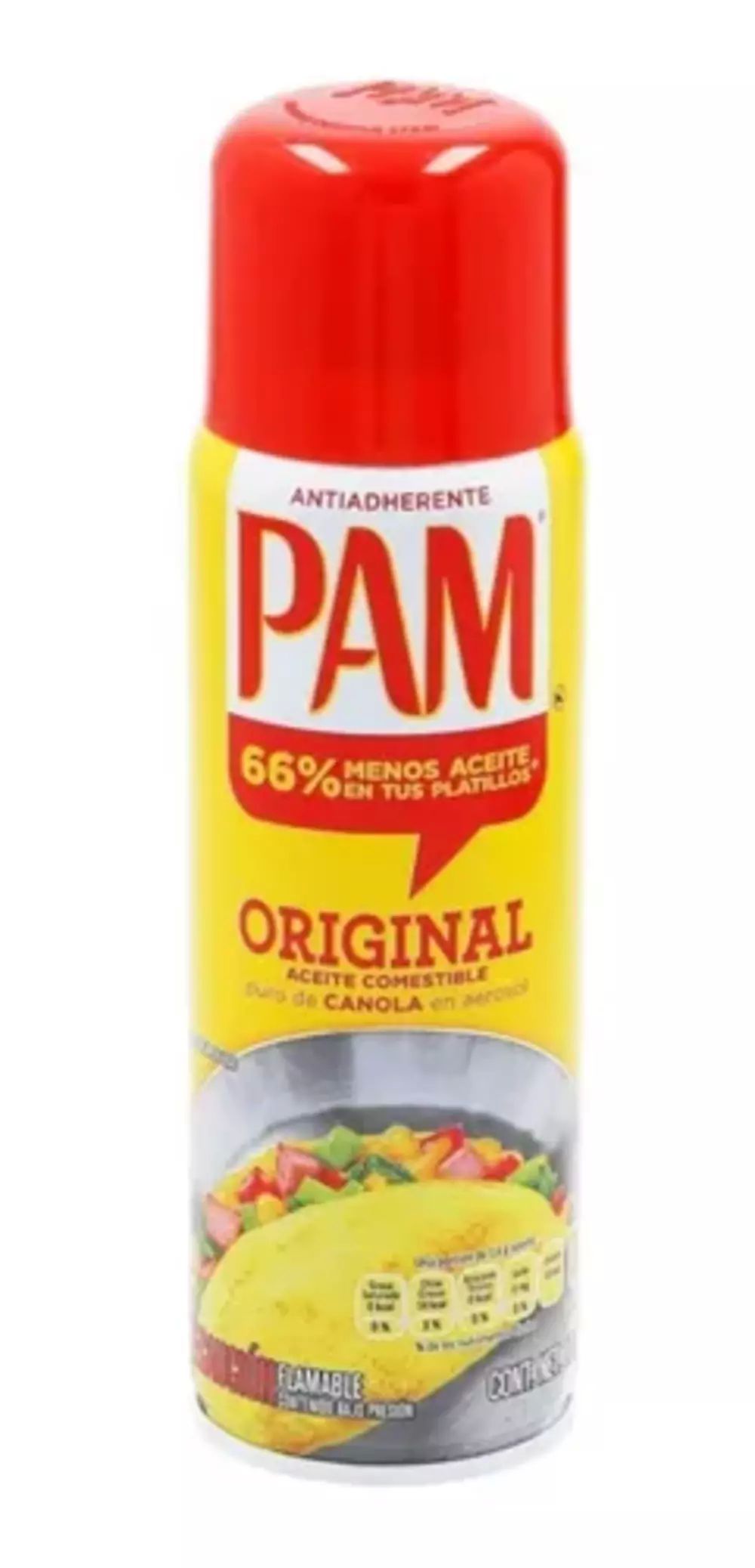 Aceite Puro De Canola Pam Original Spray 2 Latas 454g