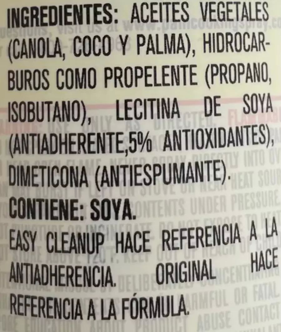 Aceite Puro De Canola Pam Original Spray 2 Latas 454g