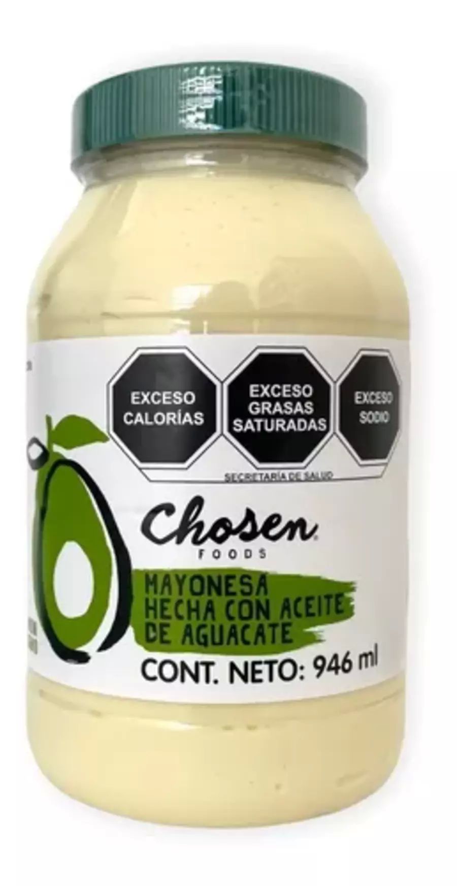 Chosen Foods Mayonesa De Aguacate 946ml Sin Gluten
