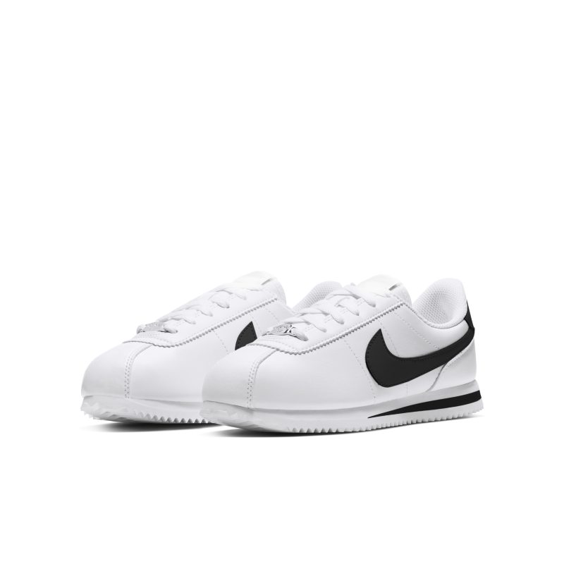 Tenis Nike Cortez Basic SL Blanco Negro Mujer 904764-102