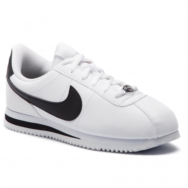 Tenis Nike Cortez Basic SL Blanco Negro Mujer 904764-102