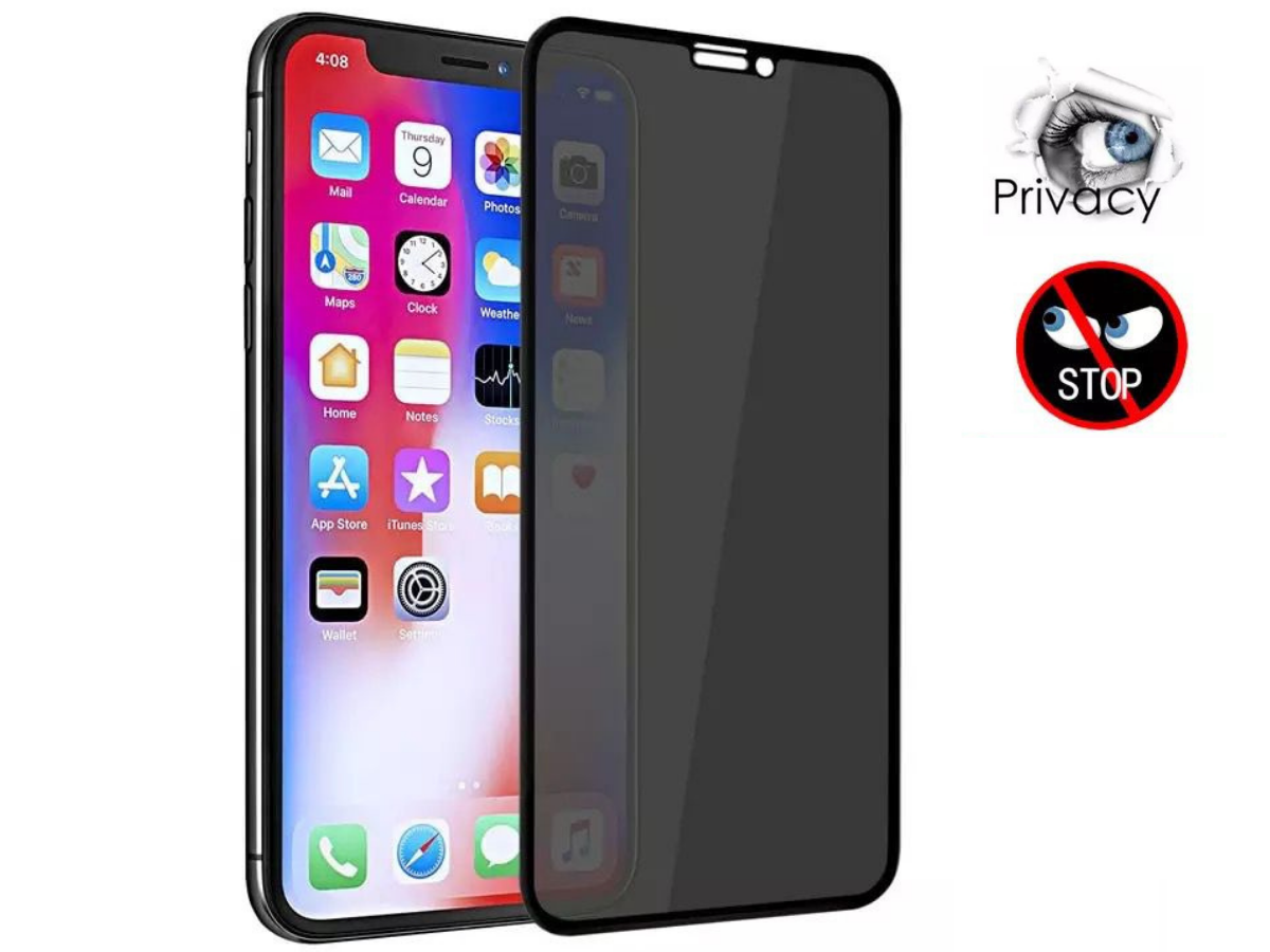 Mica Privacidad Cristal Templado Premium Para iPhone Mayor Privacidad Seguridad Garantizada 