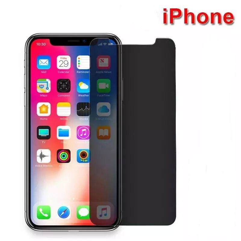 Mica Privacidad Cristal Templado Premium Para iPhone Mayor Privacidad Seguridad Garantizada 