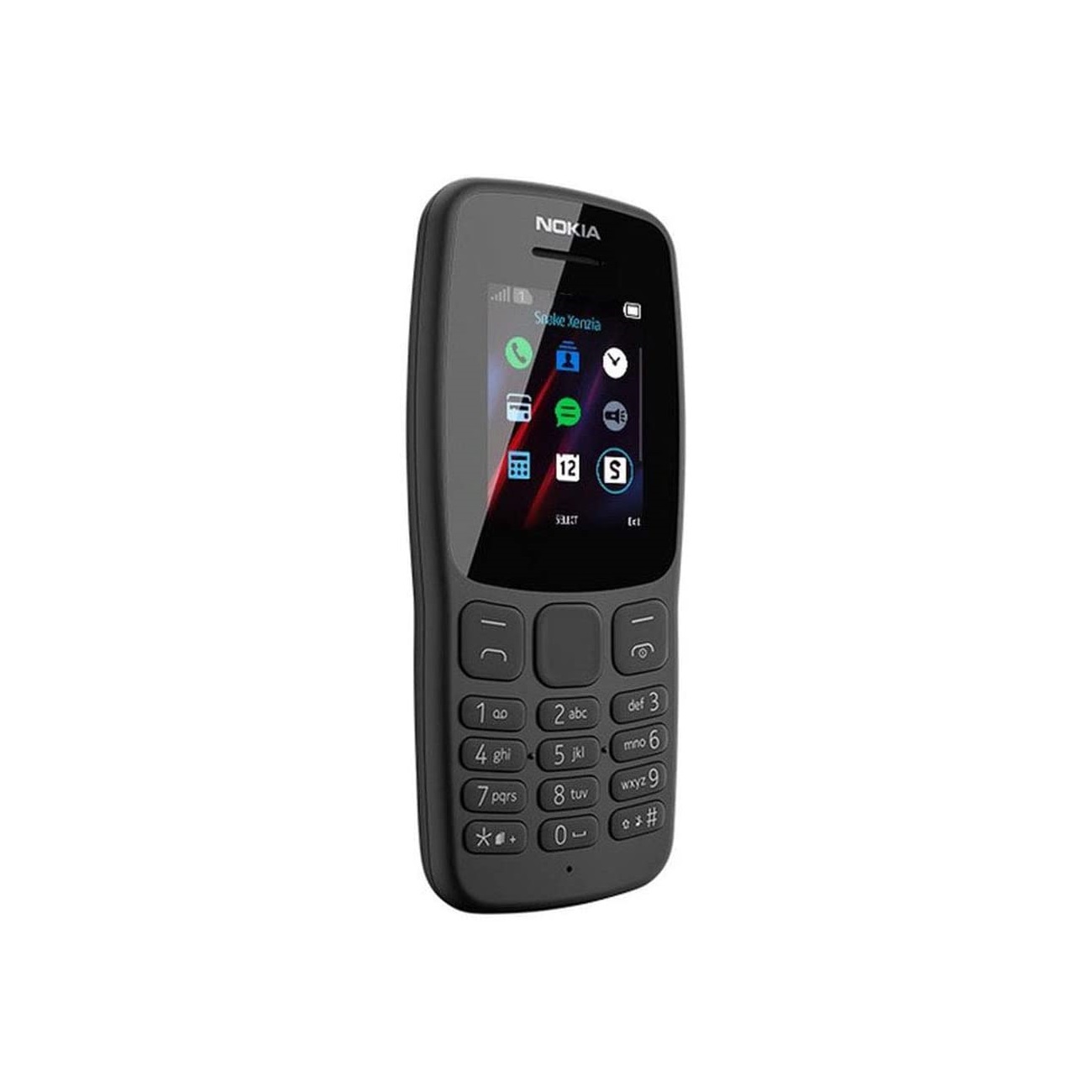 Celular Nokia 106 TA 4Mb RAM 4Mb ROM Color Negro