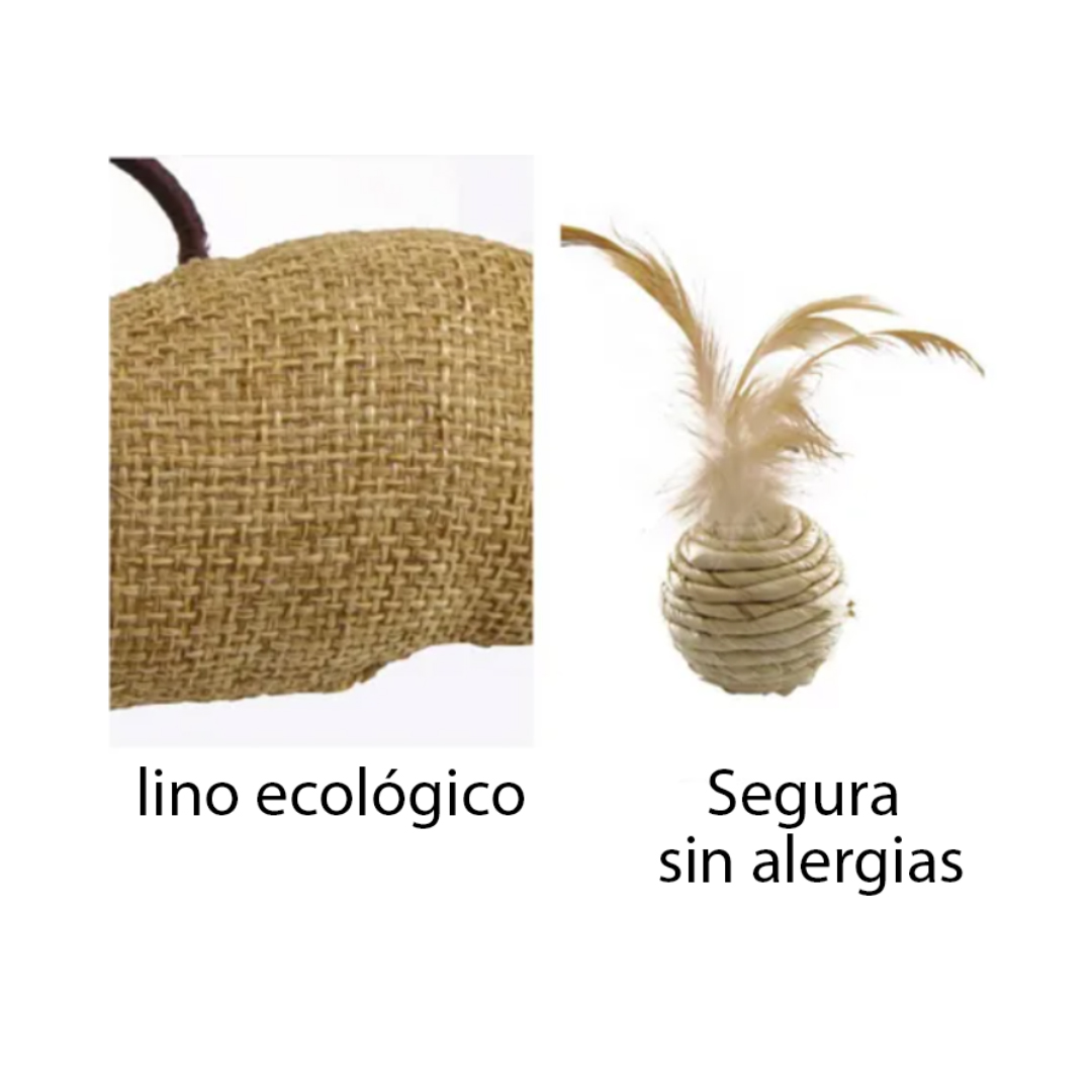 Juguete Para Gatos 7pzas Plumas Y Ratones Juego