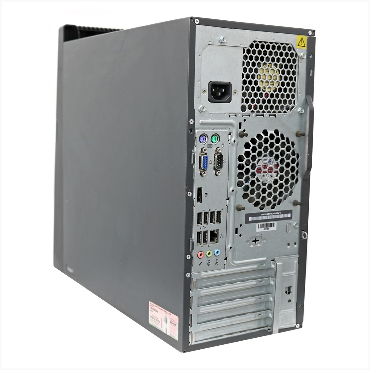 PC LENOVO M58P TWR-Core 2 Duo-E8400-4GB RAM, 250GB HDD-Monitor 19"-Windows 10 PRO- Equipo Clase B, Reacondicionado.