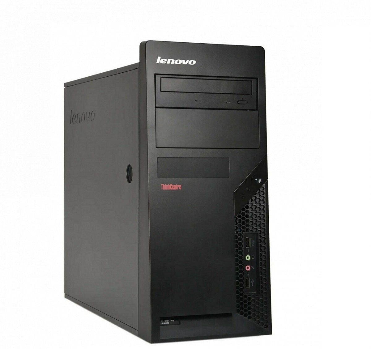 PC LENOVO M58P TWR-Core 2 Duo-E8400-4GB RAM, 250GB HDD-Monitor 19"-Windows 10 PRO- Equipo Clase B, Reacondicionado.