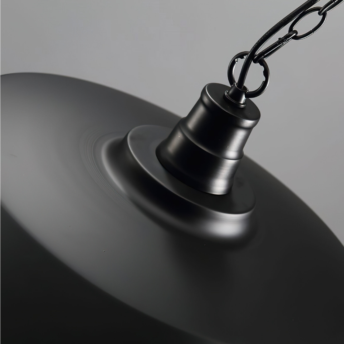 Lampara de techo colgante de aluminio decorativa para plantas moderno y minimalista (no incluye planta)