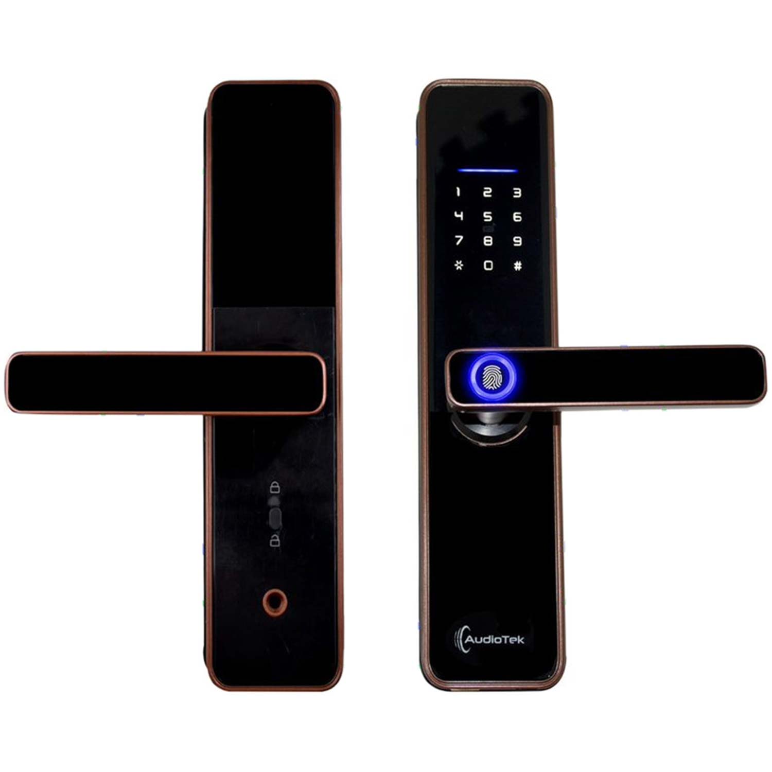 Cerradura Electronica Huella Biometrica Wifi Chapa Digital Inteligente App Seguridadi Cobre