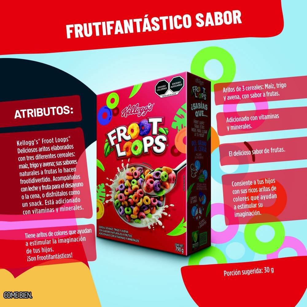 Cereal Froot Loops Kellogg's 790 g