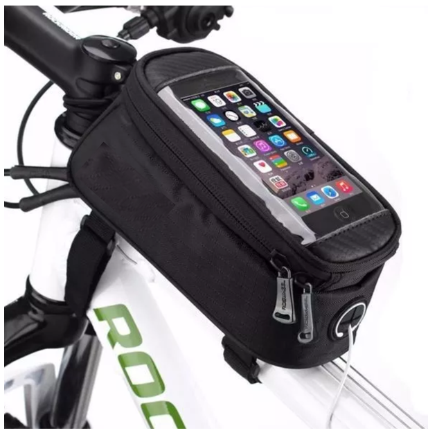 Mini Mochila Para herramientas Con Porta Celular para bicicleta