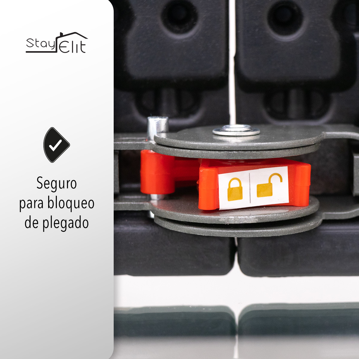 Mesa Plegable Tipo Madera 1.80 m Plastico Resistente Exterior.