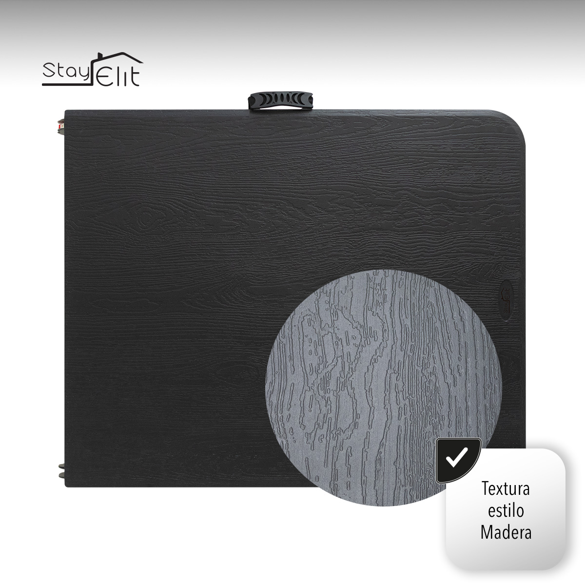 Mesa Plegable Tipo Madera 1.80 m Plastico Resistente Exterior.