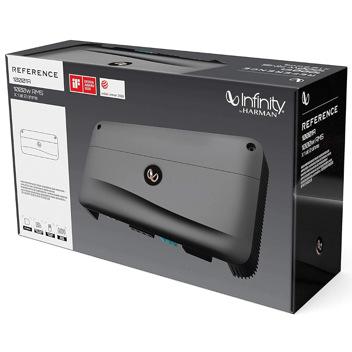 Amplificador para Auto Infinity Reference 10001A Clase D 2000w