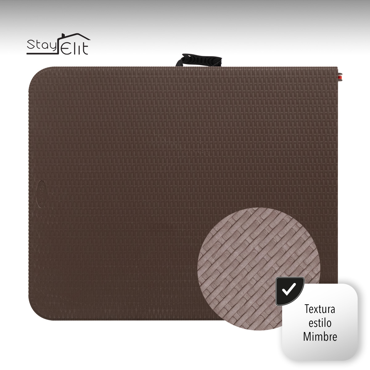 Mesa Plegable Portafolio Tipo Mimbre 1.80m Resistente