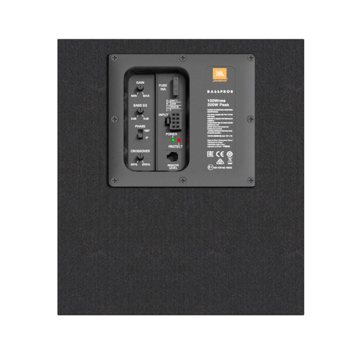 Subwoofer Con Cajón JBL Basspro 8 Pulgadas 100/200w Auto