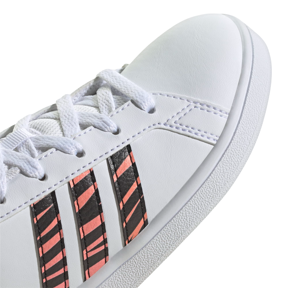 TENIS ADIDAS GRAND COURT TIGER-PRINT SHOES NIÑO COD. GZ1067