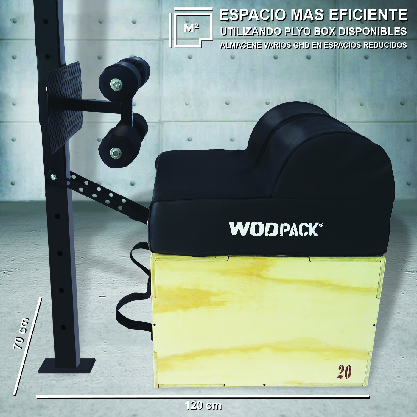 Maquina Ghd Rack Pad GHD WodPack®