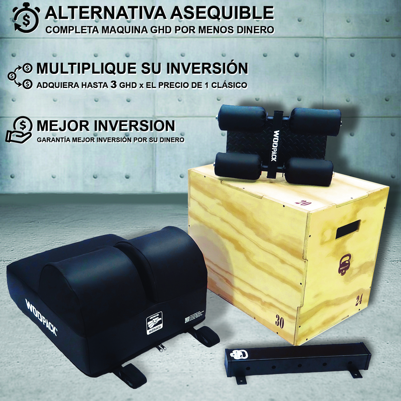 Maquina Ghd Rack Pad GHD WodPack®