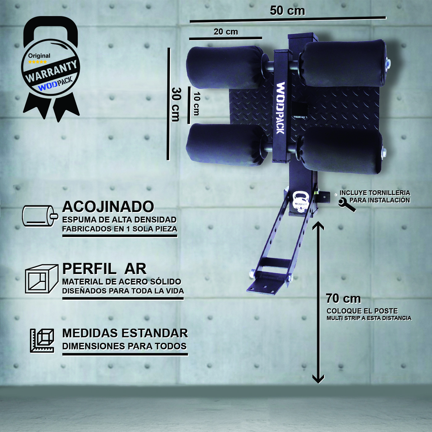 Maquina Ghd Rack Pad GHD WodPack®