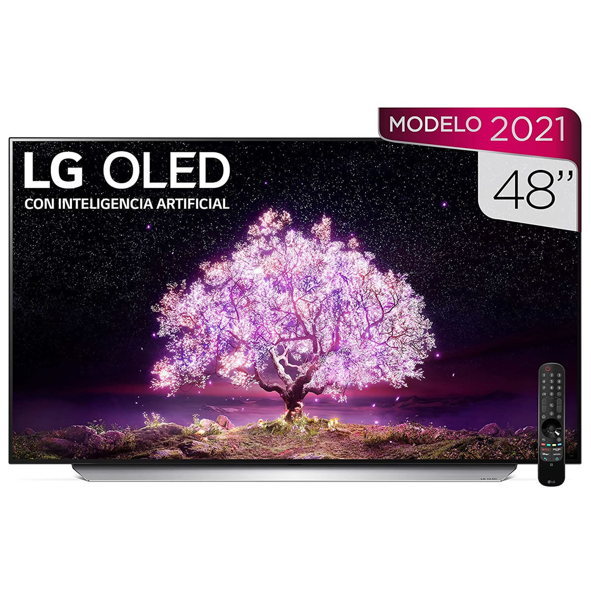 Pantalla De 48 Pulgadas OLED 4K AI THINQ LG OLED48C1PSA CST