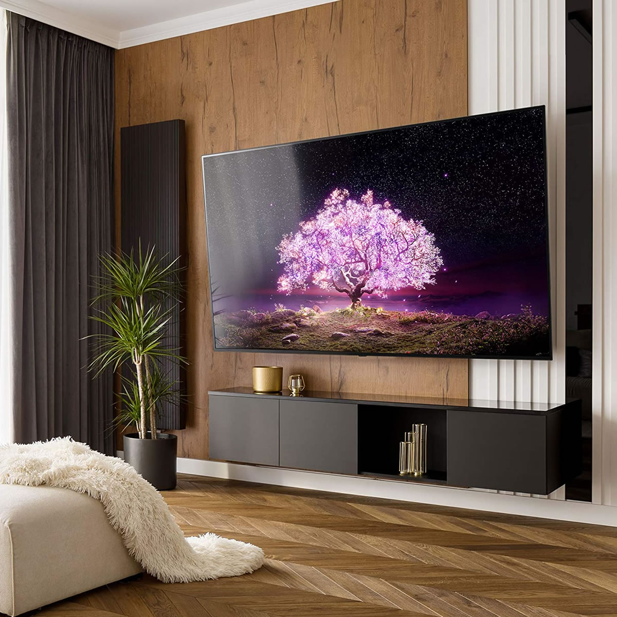 Pantalla LG OLED TV AI ThinQ 4K 48 OLED48C1PSA