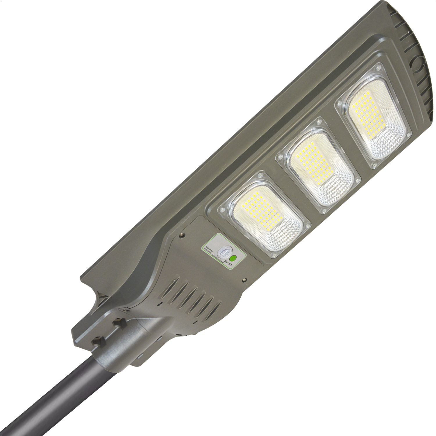 Lampara Led 90w Panel Solar Alumbrado Publico Suburbana Luminaria