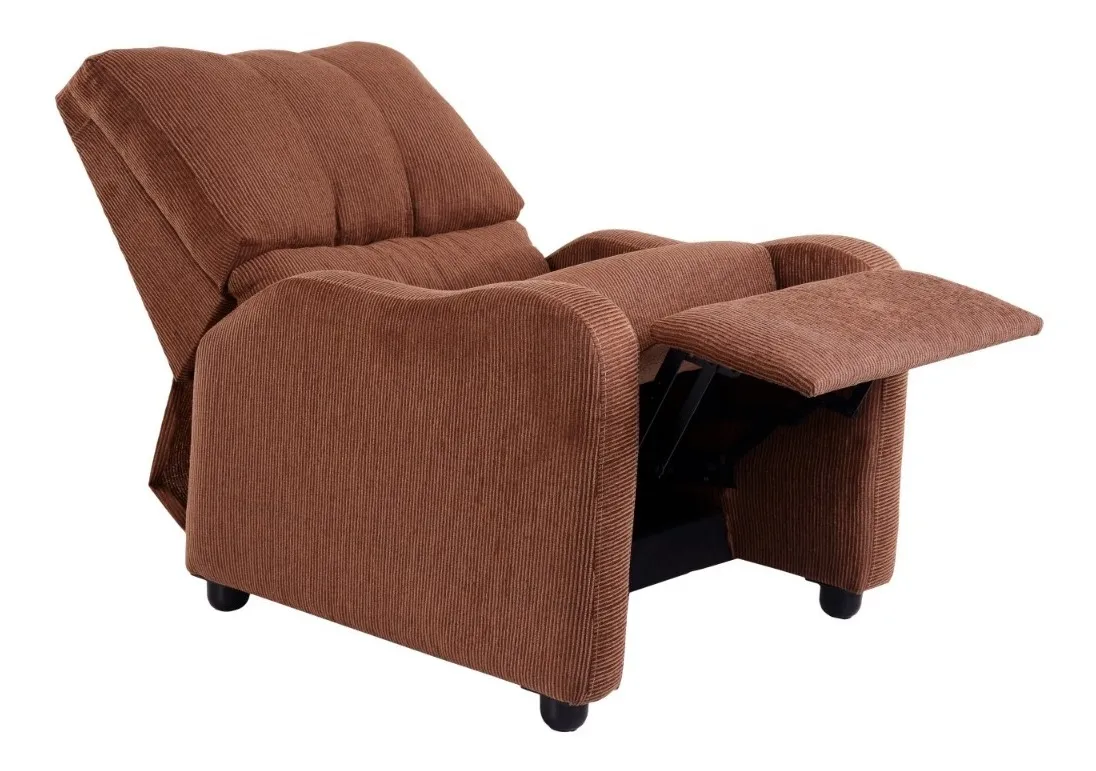 Sillón Reclinable Gala Café Reposet Moderno Minimalista Sillones Salas