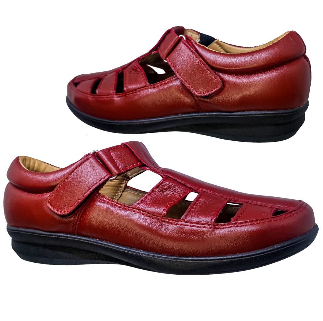 Huarache Mujer Borrego Negro Pie Delicado Diabético 22 Al 27.