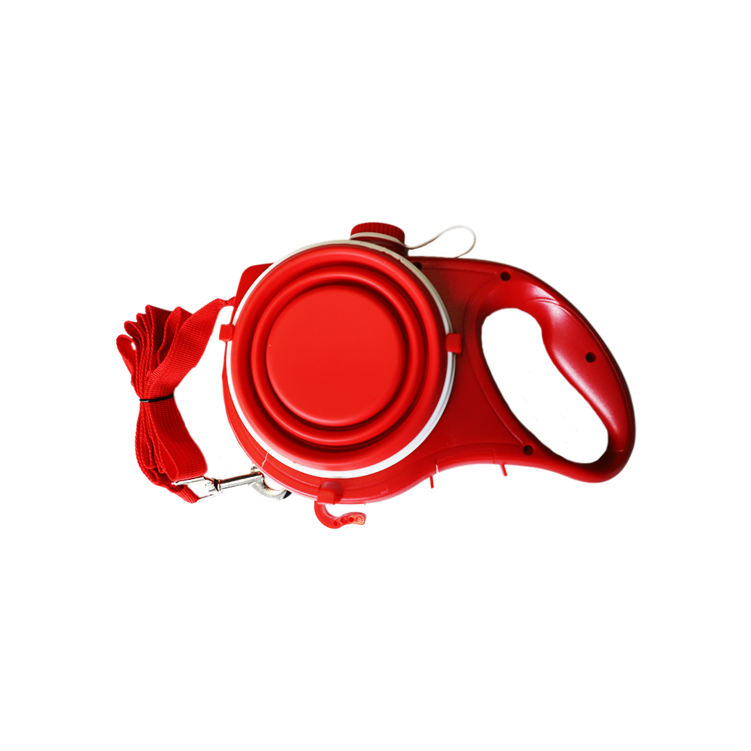 Correa Perro Grande 5 En 1 Botella Agua Dispensador De Bolsa