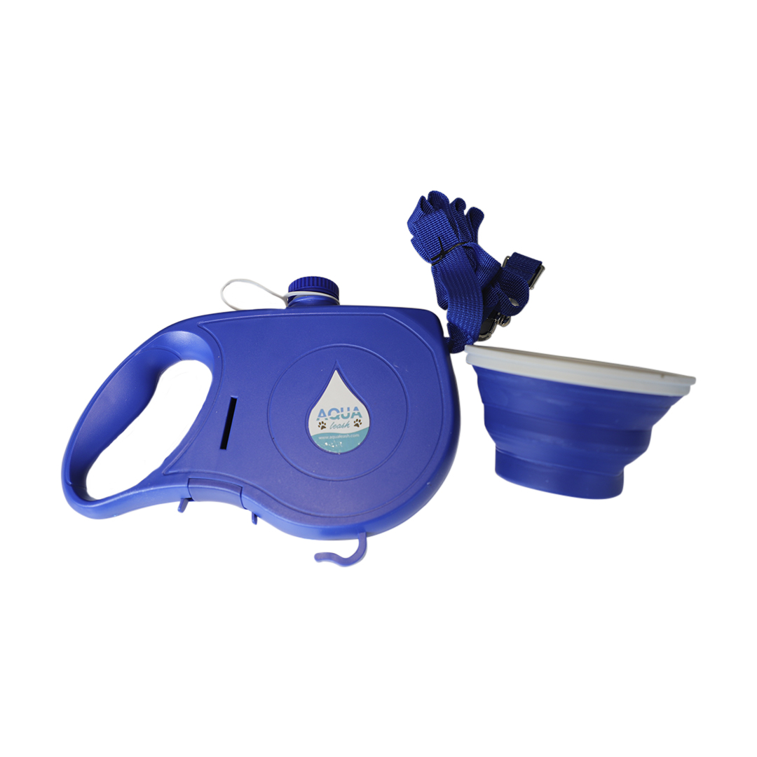 Correa Perro Grande 5 En 1 Botella Agua Dispensador De Bolsa