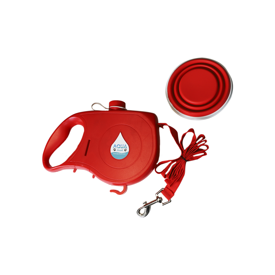 Correa Perro Grande 5 En 1 Botella Agua Dispensador De Bolsa