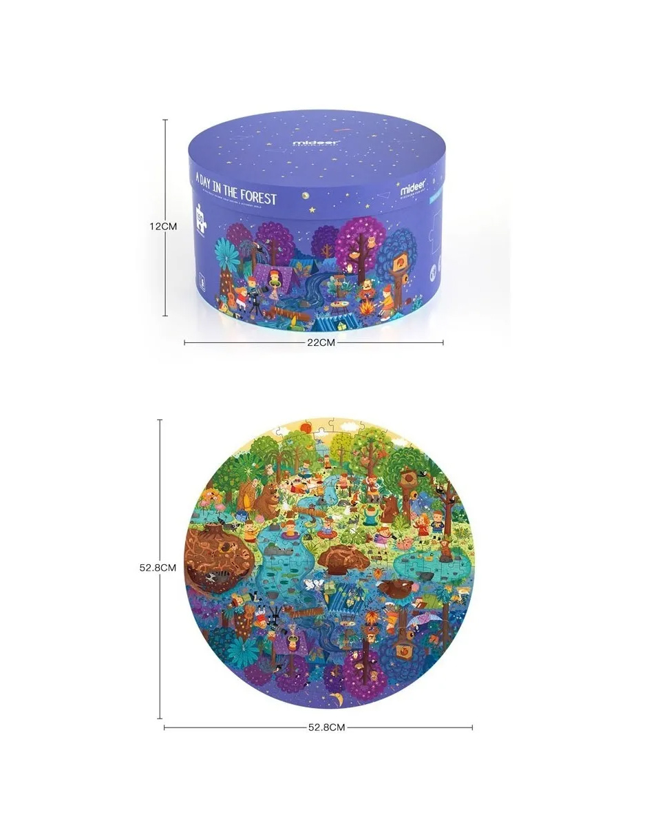 Rompecabezas Mideer Dia Noche Juego Educativo Mideer