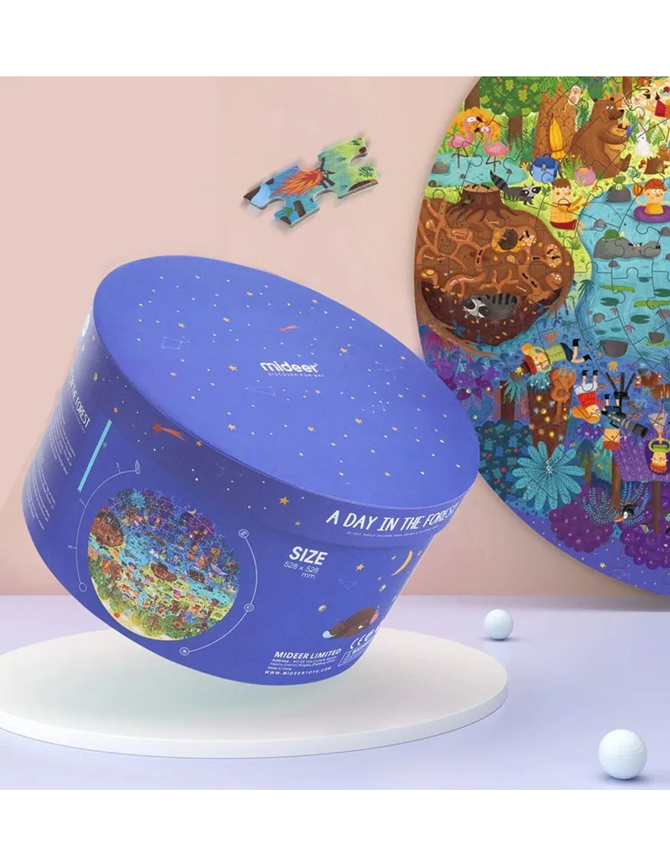 Rompecabezas Mideer Dia Noche Juego Educativo Mideer