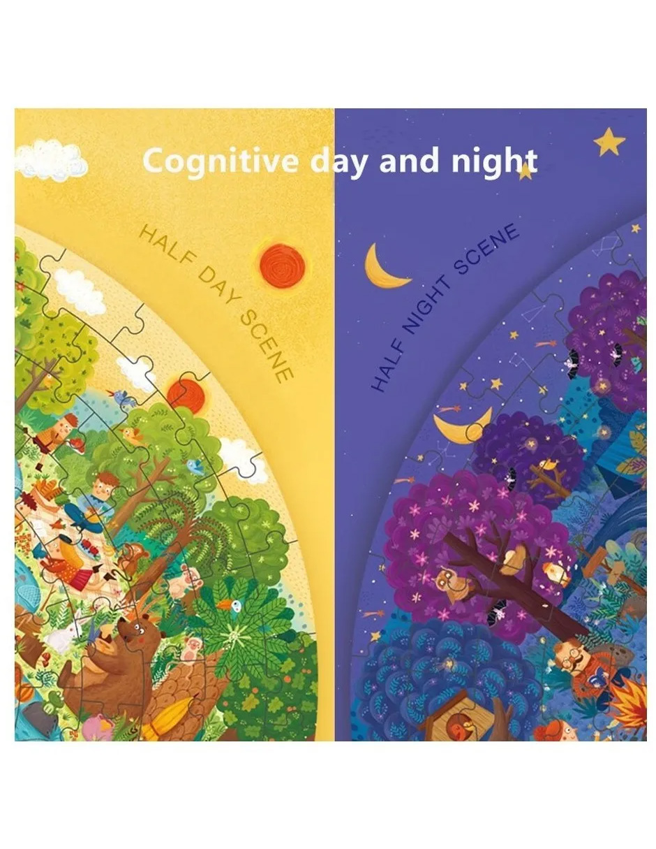Rompecabezas Mideer Dia Noche Juego Educativo Mideer