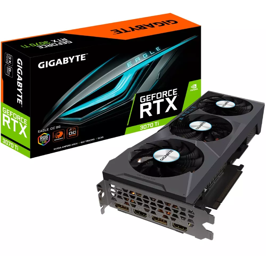 Tarjeta de video Nvidia Geforce RTX 3070 TI EAGLE ,8GB GDDR6X