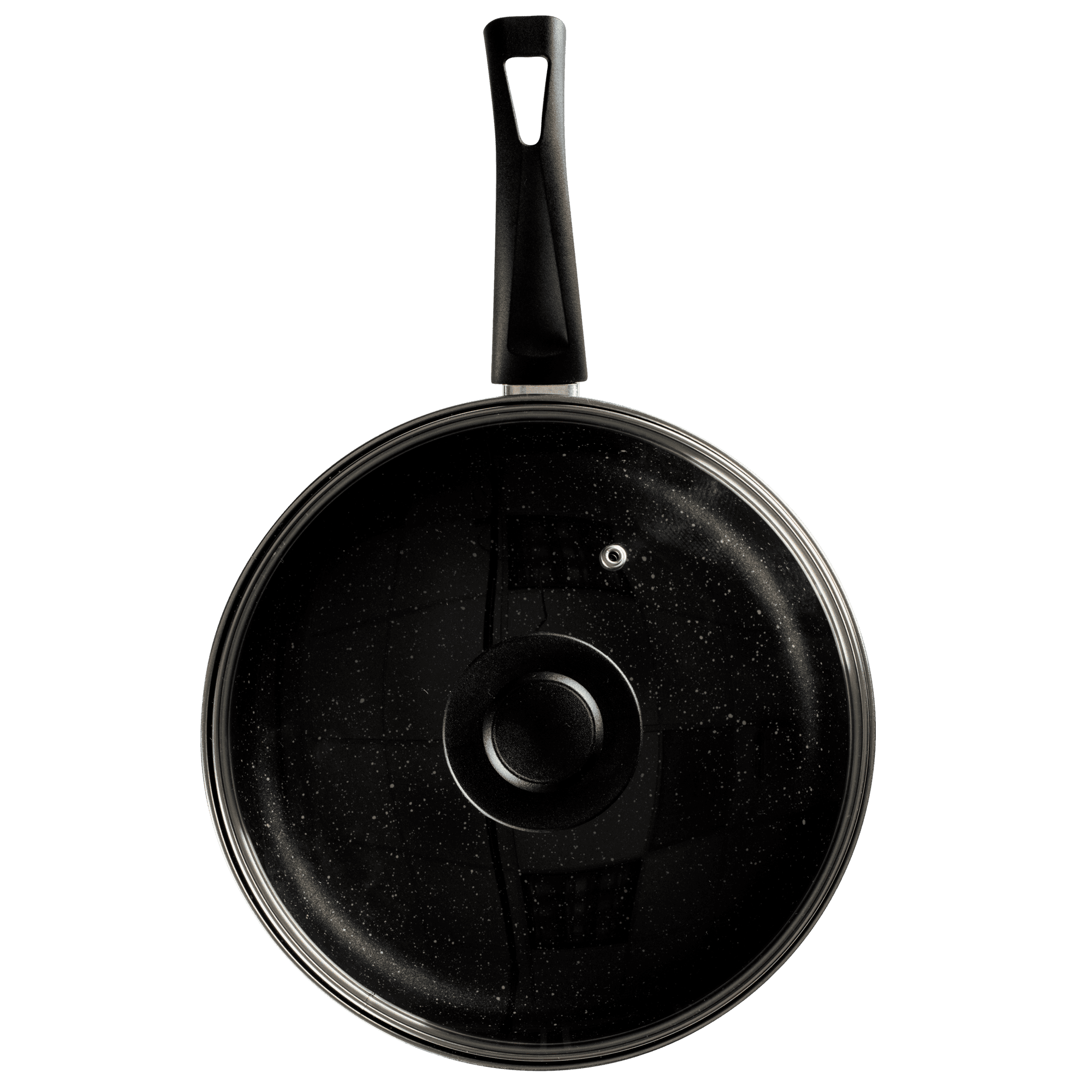 Sartén guisera de 24 cm. Vasconia Viva colors de Vitroacero Color Rojo con Duraflon Rustic Granite