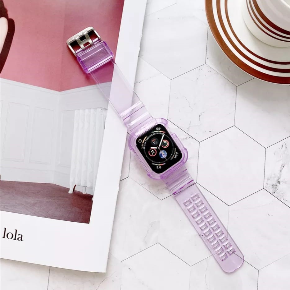 Correa Compatible Para Apple Watch Serie 6 Extensible 42 / 44 Mm Uso Rudo, Perfceto Ajsute Mayor Proteccion