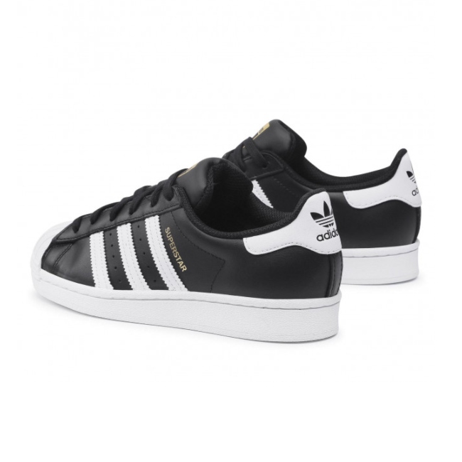 TENIS ADIDAS SUPERSTAR W BLANCO-NEGRO FV3286 ORIGINALES 