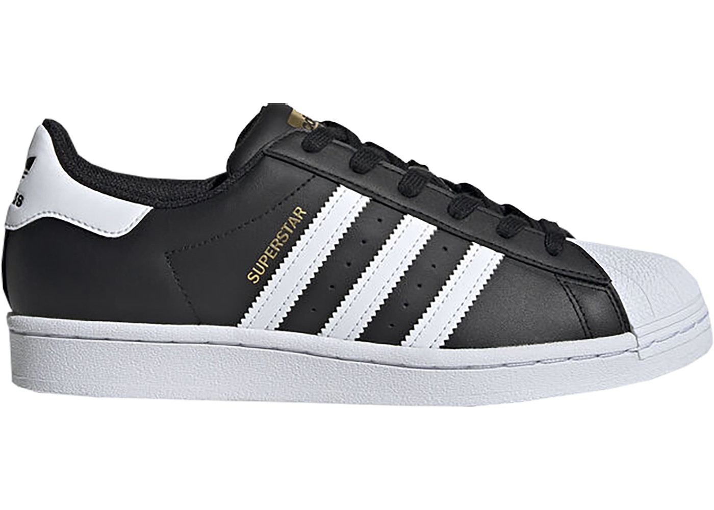 TENIS CASUAL ADIDAS SUPERSTAR W NEGRO/BLANCO PARA MUJER FV3286 100% ORIGINAL