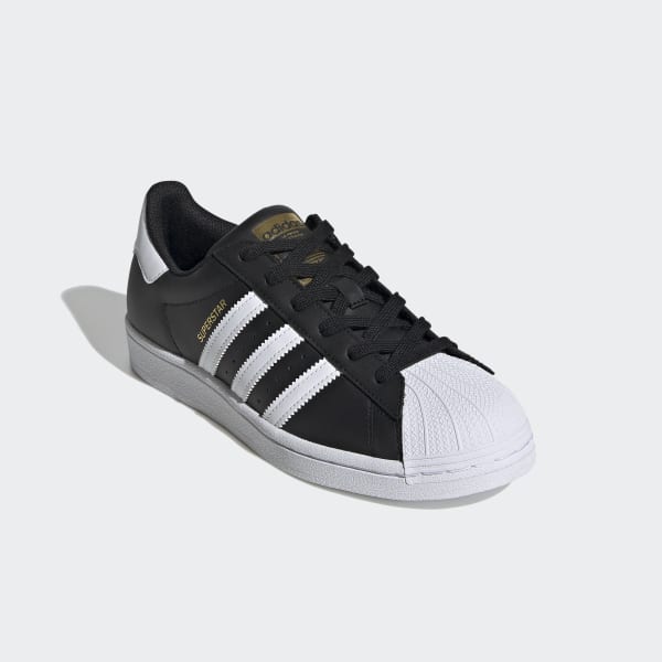 TENIS CASUAL ADIDAS SUPERSTAR W NEGRO/BLANCO PARA MUJER FV3286 100% ORIGINAL
