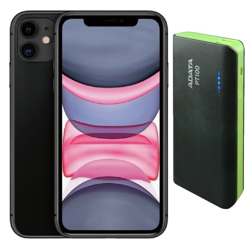 iPhone 11 Reacondicionado Grado A 256gb + Power Bank 10,000mah
