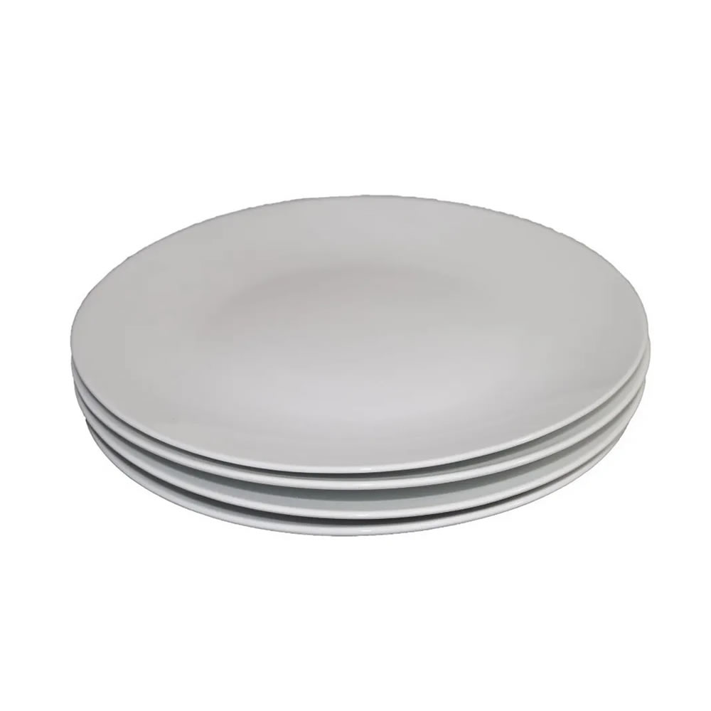 Vajilla De Porcelana Crown Baccara Galardón Contenido 16 Piezas CST