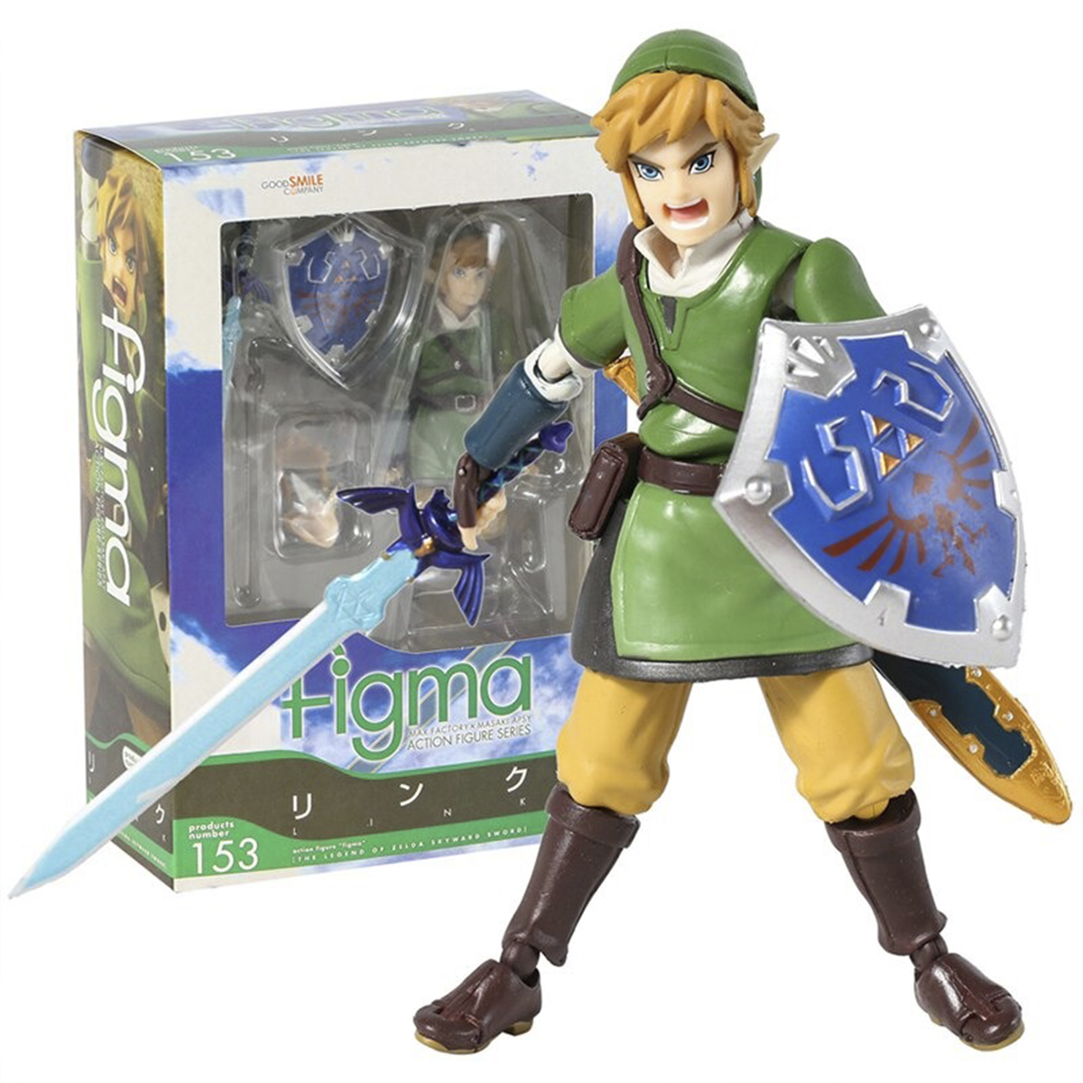 Figura Link Coleccionable Legend Of Zelda De Acción Figma