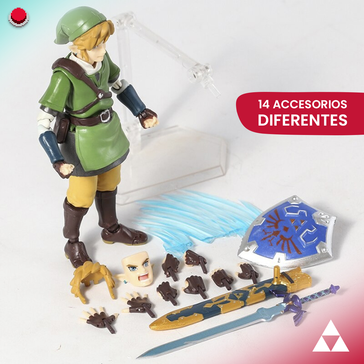 Figura Link Coleccionable Legend Of Zelda De Acción Figma