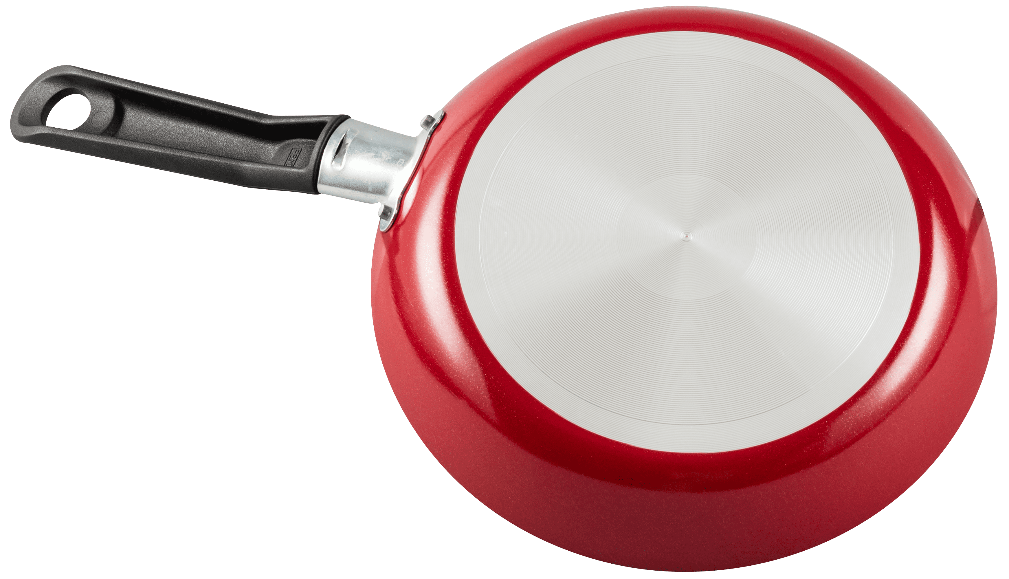 Juego de Sartenes Ekco Caramelo de 3 Piezas de Aluminio Color Blanco y rojo con Duraflon de Alto Rendimiento